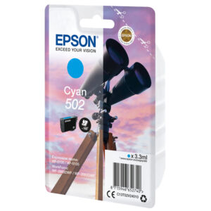 Epson 502 Singelpack Cyaan 3,3ml