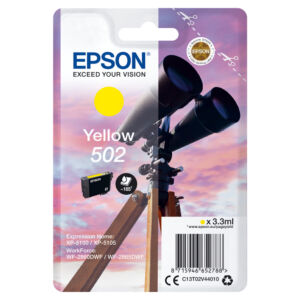 Epson 502 Singelpack Geel 3,3ml