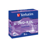 Verbatim DVD+R DL 8.5 GB Jewel-Case 5x