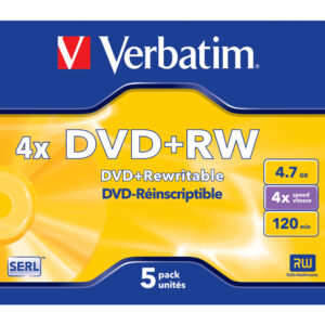 Verbatim DVD+RW 4.7 GB Jewel-Case 5x