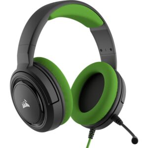HS35 Stereo Gaming Headset Zwart-Groen