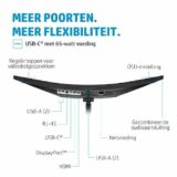 HP E34m G4 86,4 cm (34inch) 3440 x 1440 Pixels Wide Quad HD Zwart