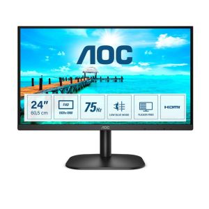 AOC 24B2XDM Zwart – RENEWED