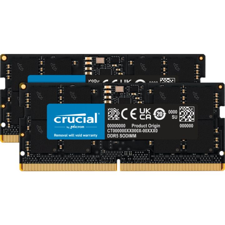 crucial ddr5 4800 32GB×2 Crucial 32GB DDR5/4800 (2x16GB) SODIMM – The Glitch