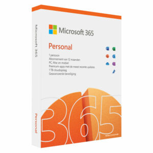 Microsoft 365 Personal NL – 1 jaar