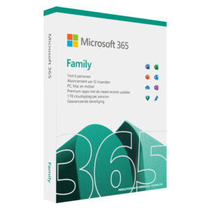 Microsoft 365 Family NL – 1 jaar