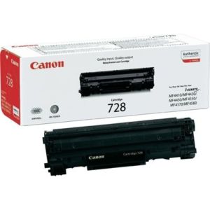 Canon 728 Zwart 2.100 pagina`s – DOOS BESCHADIGD