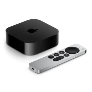 Apple TV 4K Zwart, Zilver 64GB – Renewed
